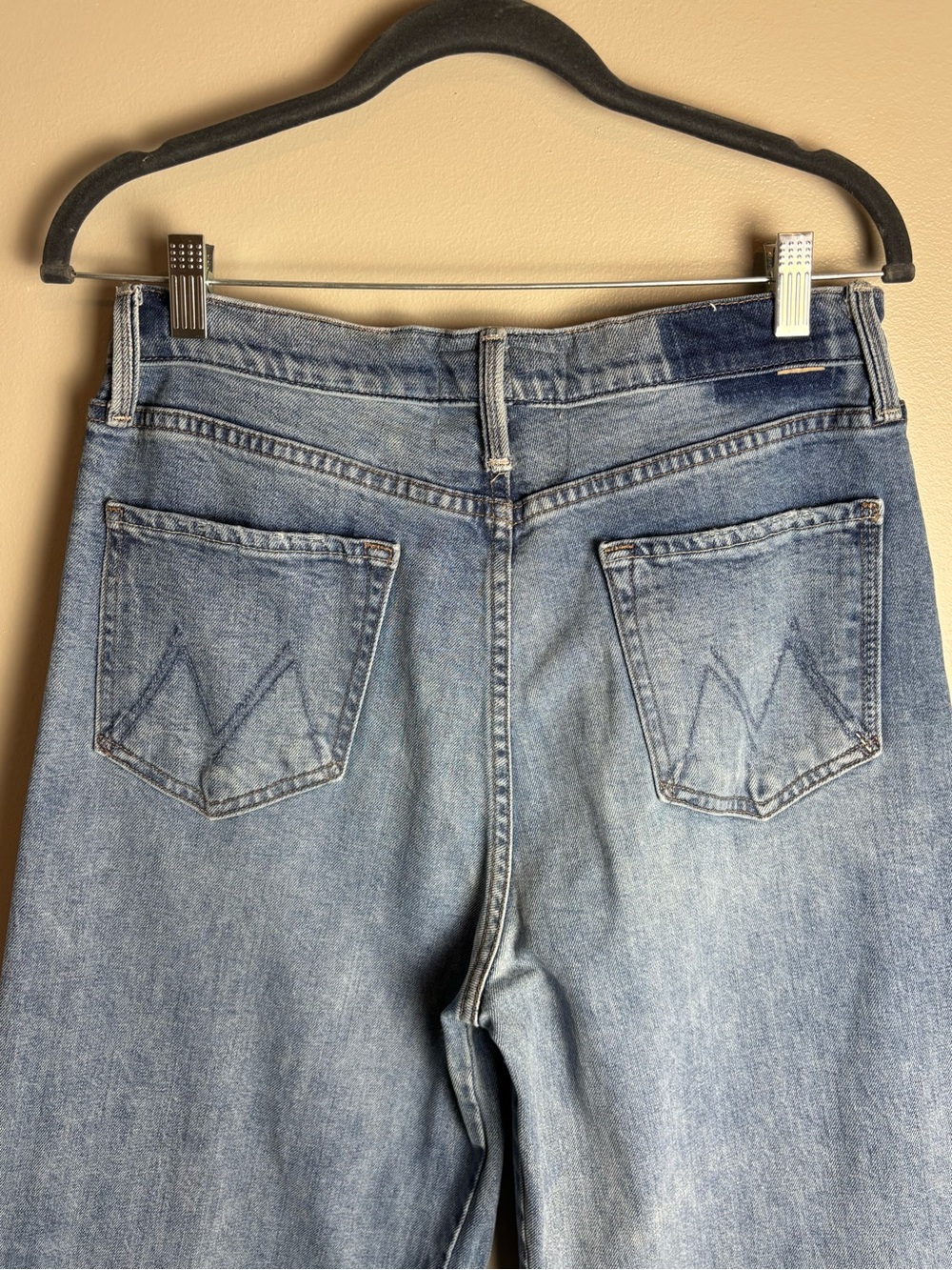 MOTHER Superior The Enchanter Heel Free & Wild Wide-Leg Jeans Size 32 - Picture 9 of 17